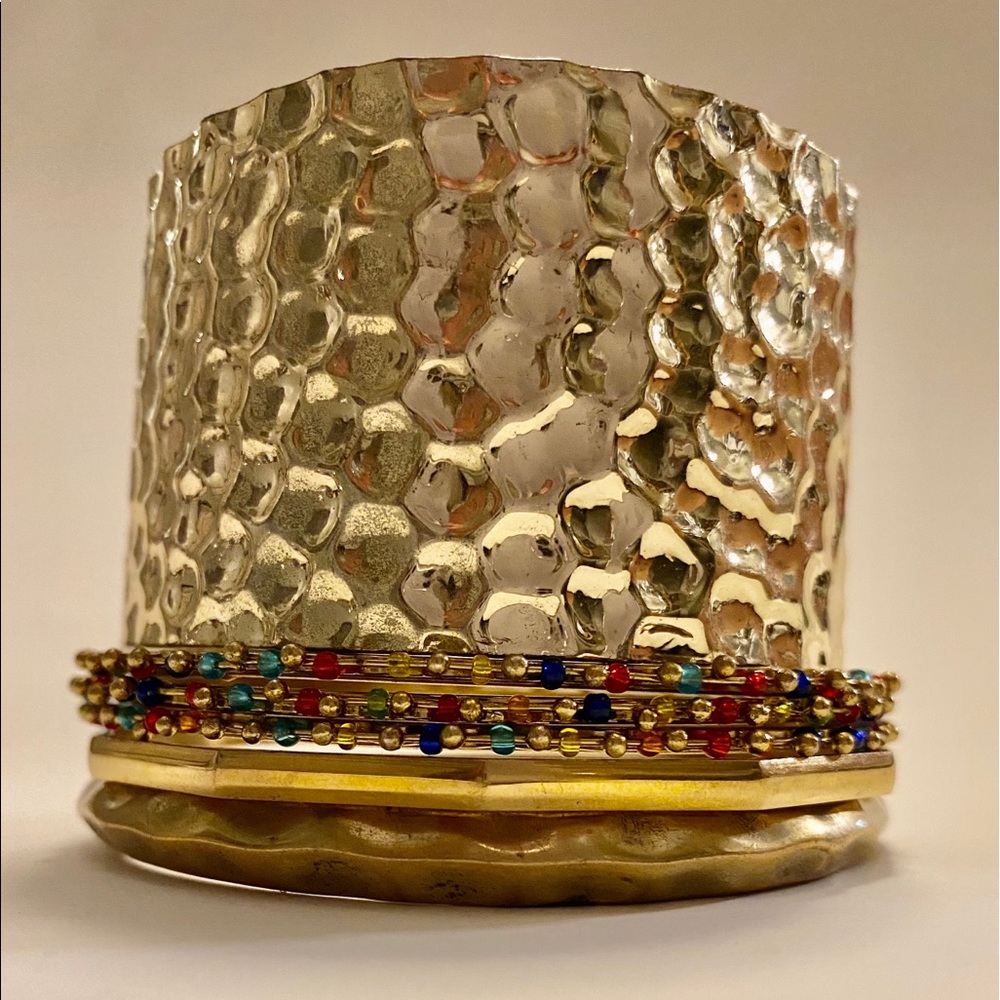 Golden Multi stack Bangle set - Picture 2 of 2